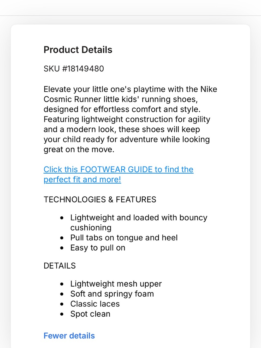 Boys Nike Cosmic Runner Sneakers - Picture 10 of 10